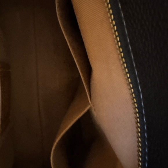 Coach Black Pebble Leather Taylor Tote Retail $325 CC395 Women’s Shoulder Purse - Picture 9 of 16